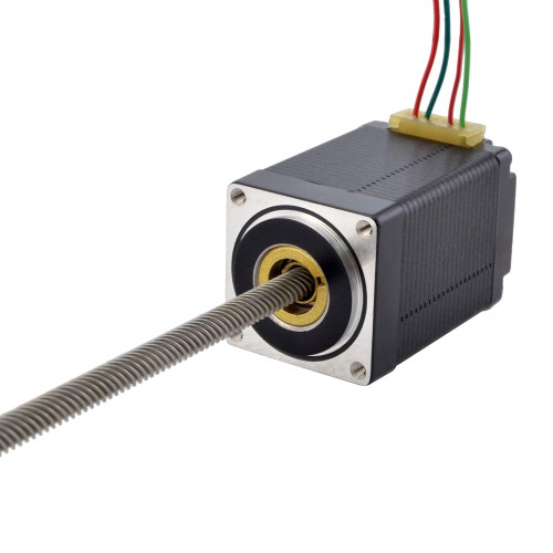 NEMA 11 Non-Captive Acme Linearführung Schrittmotor 11N18S1004ND5-200RS Linearhub 10,16mm Hublänge 200mm