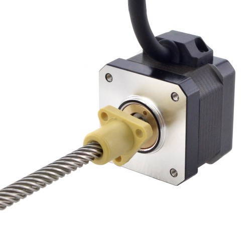NEMA 17 External Acme Linearaktuator Schrittmotor 17E13S1504YF5-150RS Linearhub 25,4mm Hublänge 150mm
