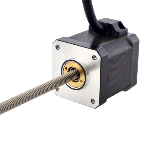 NEMA 17 Non-Captive Acme Linearaktuator Schrittmotor Linearhub 1,27mm Hublänge 200mm
