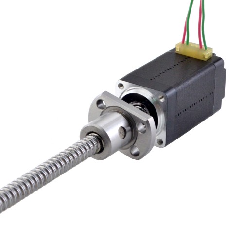 NEMA 8 External Kugelgewindetriebe Linear Schrittmotor Actuator 8E15S0504BAM5-150RS Linearhub 1mm Hublänge 150mm