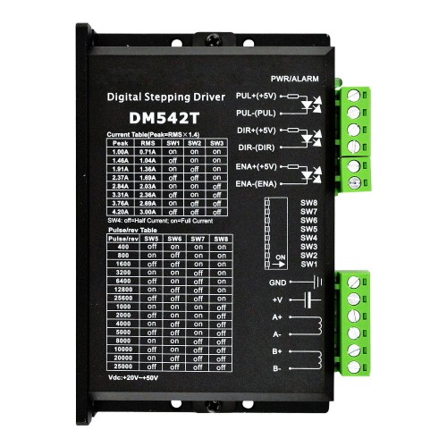 Digitaler Schrittmotorsteuerung DM542T für Nema 17, 23, 24 Schrittmotor