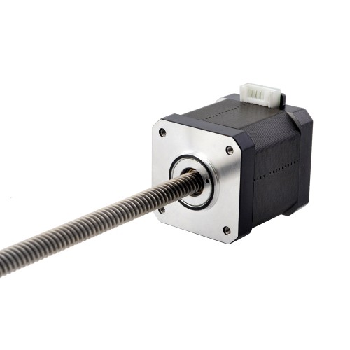 Nema 17 Non-captive Linear Schrittmotor 17N19S1684MB-200RS Linearhub 8mm Length 200mm