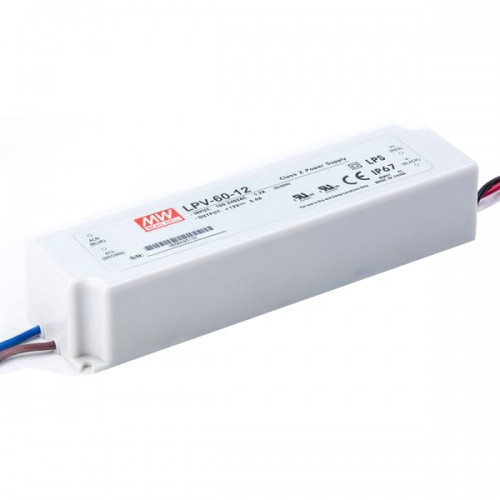 Meanwell LPV-60-12 Schaltnetzteil 12V Einzelausgang 5A 60W