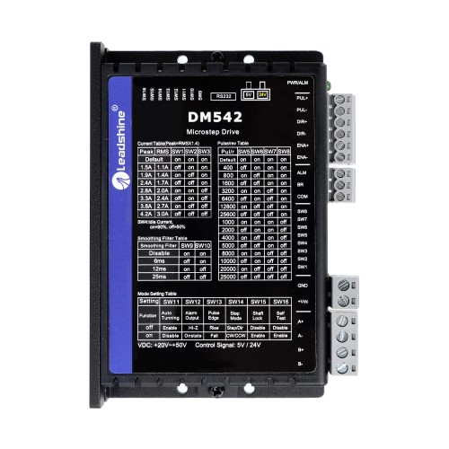 Leadshine Digitaler Schrittmotorsteuerung DM542 0,5-4,2A 20-50VDC