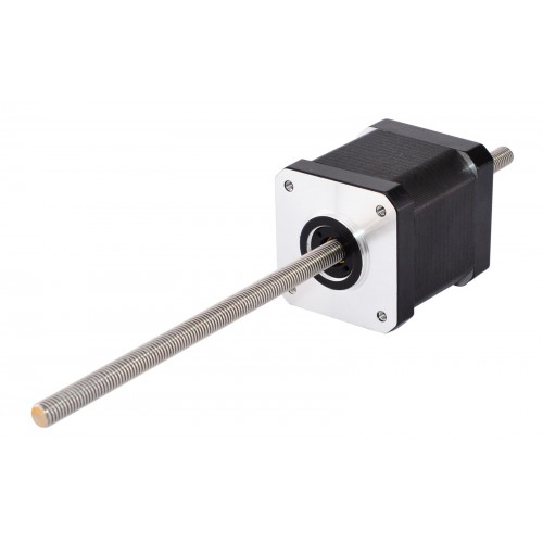 Nema 17 Non Captive Linearaktuatoren Schrittmotor 17LS19-1684N-200D Linearhub 2mm Hublänge 200mm 44Ncm