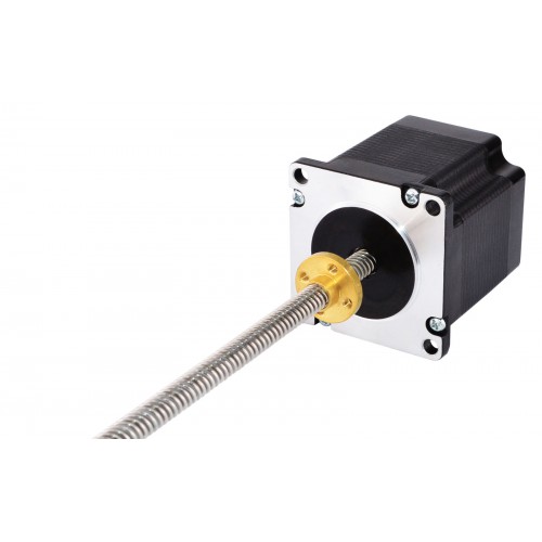 Nema 23 External Trapezspindel Linear Schrittmotor 23LS22-3004E-150G Linearhub 8mm Hublänge 150mm 1,3Nm