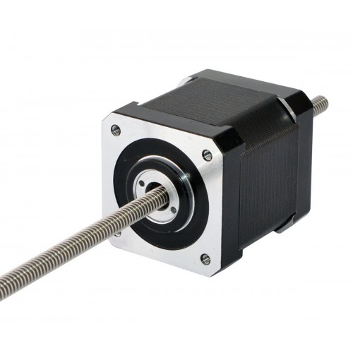 Nema 17 Non Captive Linear Schrittmotor 17LS19-2604P-250N Linearhub 0,794mm Hublänge 250mm