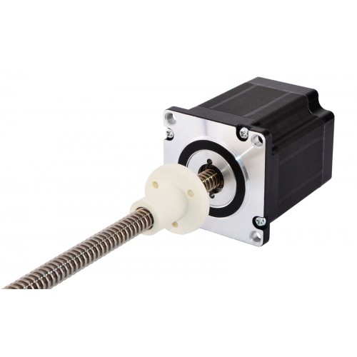 Nema 23 External Linear Schrittmotor Aktuator 23LS26-25042-250E Linearhub 10,16mm Hublänge 250mm