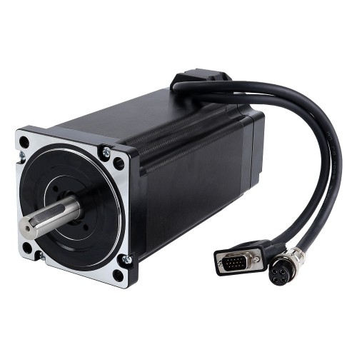 S-Serie Nema 34 Closed Loop Schrittmotor 34HS59-6004D-E1000 1,8 Grad 12,0 Nm mit Encoder 1000PPR(4000CPR)