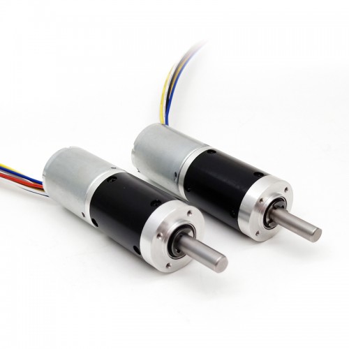 2 Stück Φ24mm 12V/24V BLDC Planetengetriebemotor GMP24-TEC2430 5,0kg.cm 2,3W mit Planetengetriebe