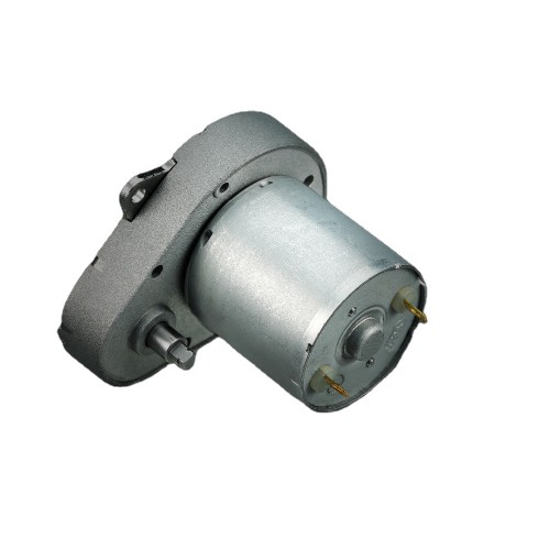 2 Stück 12 V/24 V Birnenförmiger DC Getriebemotor mit Schneckengetriebe GM48-3530 Nenndrehmoment 5 kg.cm 48 * 64 mm