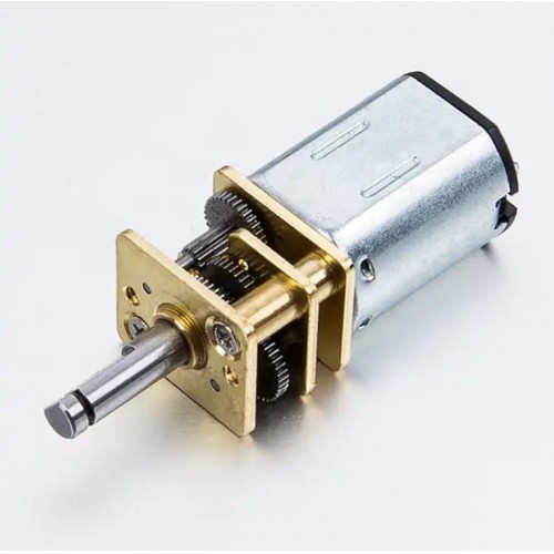 2 Stück 2,4V/5V Mini PM DC Bürsten Stirnradgetriebemotor GM12-N20VA mit Verhältnis 10~1000 Stirnradgetriebe