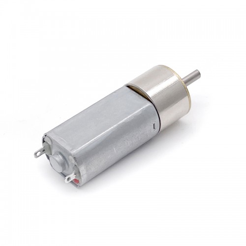 2 Stück Φ15,5mm 6V/12V Bürsten PMDC Getriebemotor GM16-050SH mit Verhältnis 18~336 Stirnradgetriebe