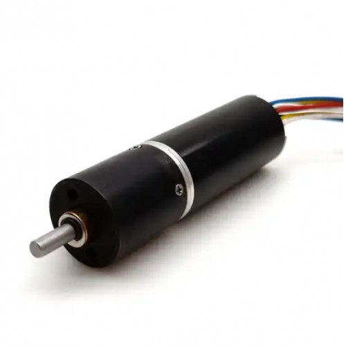 2 Stück Φ16mm 12V/24V Bürstenloser Eisenlose Motoren GMP16T-TEC1636 mit Planetengetriebe Wellendurchmesser 3mm