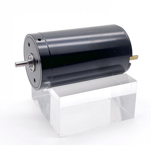 2 Stück Φ40mm 24V Doppelwellen Bürsten Eisenlose Motoren TDC4071 2000g.cm 7000U/min/1800U/min Wellendurchmesser 6mm/4mm