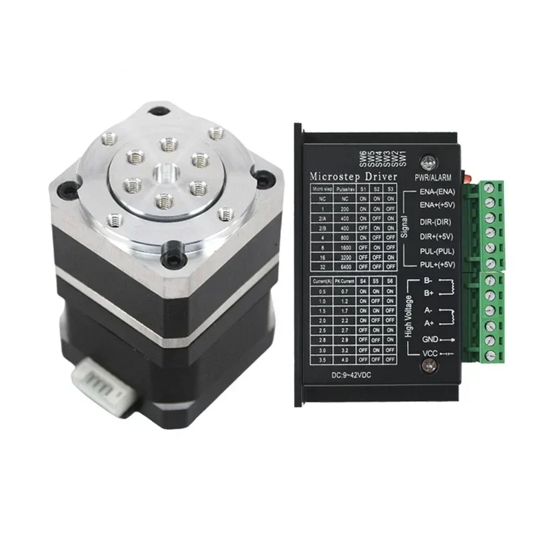 Nema17 Schrittmotor Mit Schneckengetriebe – 42mm, 2-Phasen, 4-Draht, 8mm D-Welle – Übersetzung 1:100 (auch 1:200, 1:290)