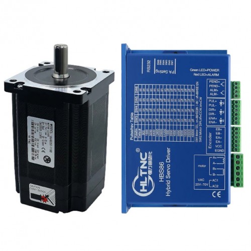 Nema34 Closed Loop Schrittmotor Kit 86HB250-156B-HBS86 (No Brake) 1,8 Grad 12N.m mit HBS86 Treiber