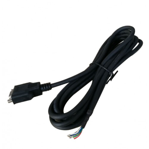 3,0 m/5,0 m/8,0 m Leadshine DB15-Stecker Closed Loop Motor-Encoder-Kabel 6 Drähte für NEAM 23, 24, 34 Motor