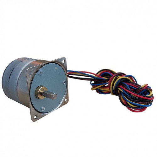 Oukeda Permanentmagnet Getriebe Schrittmotor 7,5 Grad 24V 4 Phasen mit 10:1/30:1/50:1/75:1/120:1 Getriebe