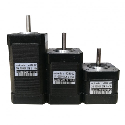 24VDC Bürstenlose DC Motor OSP001474 3 Phasen 6,3Ncm/12,5Ncm/18,8Ncm 4000U/min BLDC Motor