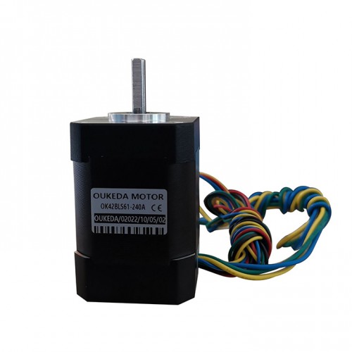 42BLS 24V Bürstenlose DC Motor OK42BLS 6,25Ncm-18,5Ncm 1500U/min/4000U/min 3 Phasen 42x42mm Passfedernut