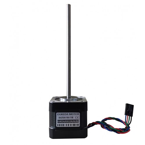 Oukeda Nema 17 Non-captive Schrittmotor OK42FD40104A-110B 1,8 Grad 49Ncm Hublänge 110mm