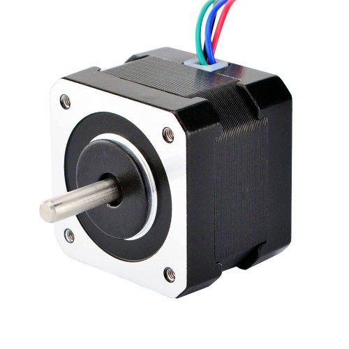 Nema 17 Doppelwellen Schrittmotor 17HS13-1334D 2,8V 1,8 Grad 22Ncm 4 Drähte