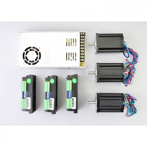 3-Achsen-CNC-Fräser-Kit 3,0Nm Nema 23 Schrittmotor & Treiber & Schaltnetzteil-Update