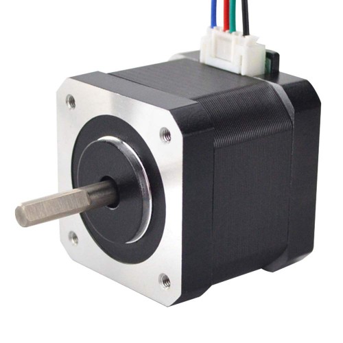 Nema 17 Schrittmotor 17HS15-1504S-X1 45Ncm 12V 1,5A 4 Drähte mit 1m Kabel und Stecker