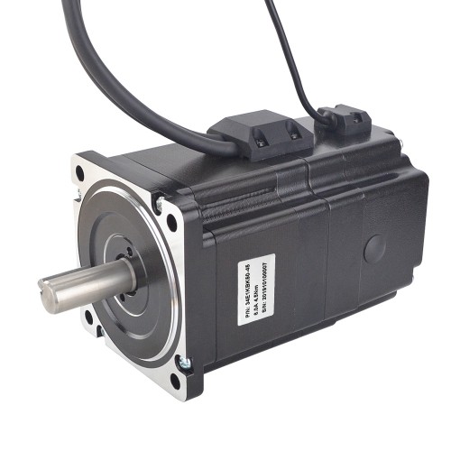 Nema 34 Closed Loop Schrittmotor 34E1KBK50-45 P-Serie 4,5Nm mit Elektromagnetischer Bremse