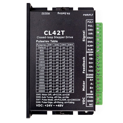 Closed Loop Schrittmotor Treiber CL42T 0-3,0A 24-48VDC für Nema 11, 14, 17 Schrittmotor