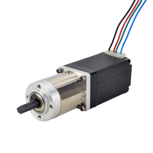 Nema 11 Doppelwellen Getriebe Schrittmotor mit 14:1 Planetengetriebe (9,5 mm hintere Schaftlänge)