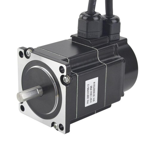 Nema 23 Wasserdichter Closed Loop Schrittmotor P-Serie 23E1KIP65-12 IP65 1,2Nm mit Encoder 1000CPR
