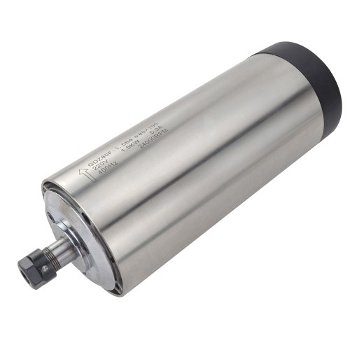 1,5KW Luftgekühlter AC Spindelmotor (Motorspindel) GDZ80F-1.5B4 220V 24000U/min 400Hz ER11 Spannzange CNC VFD Motor
