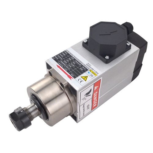 1,5KW Luftgekühlter AC Spindelmotor (Motorspindel) GDZ93×82-1.5C4 380V 18000U/min 300Hz ER20 Spannzange CNC VFD Motor