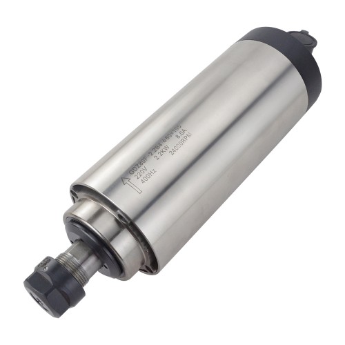 2,2KW Luftgekühlter AC Spindelmotor (Motorspindel) GDZ80F-2.2B4 220V 8A 24000U/min 400Hz ER20 Spannzange CNC VFD Motor