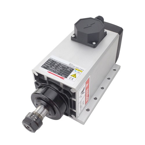 3,5KW Luftgekühlter Quadratischer AC-Spindelmotor GDZ105×102L-3.5C4 380V 18000U/min 300Hz ER20 Spannzange