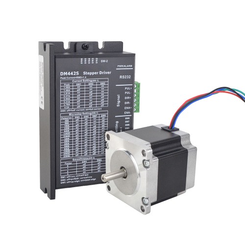 Nema 23 Schrittmotor + Schrittmotorsteuerung Kit 1,26Nm 1-DM442S-23HS22, 1 Achsen CNC Kit