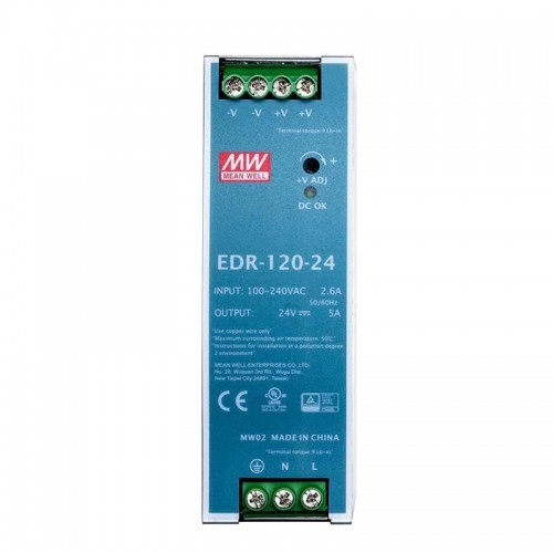 MeanWell EDR-120-24 Hutschienen Netzteil 24V 120W 5A