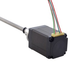 NEMA 11 External Kugelgewindetriebe Linear Schrittmotor 11E18S1004BAM5-150RS Linearhub 2mm Hublänge 150mm
