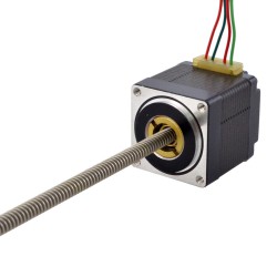 NEMA 11 Non-Captive Acme Linearführung Schrittmotor 11N13S1004GD5-200RS 0,06Nm Linearhub 2,54mm Hublänge 200mm