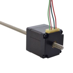 NEMA 11 Non-Captive Acme Linearführung Schrittmotor 11N13S1004GD5-200RS 0,06Nm Linearhub 2,54mm Hublänge 200mm