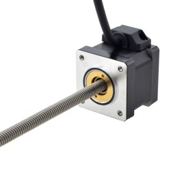 NEMA 14 Non-Captive Acme Linearantrieb Schrittmotor 14N13S1504GF5-200RS Linearhub 2,54mm Hublänge 200mm