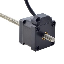 NEMA 14 Non-Captive Acme Linearantrieb Schrittmotor 14N13S1504GF5-200RS Linearhub 2,54mm Hublänge 200mm
