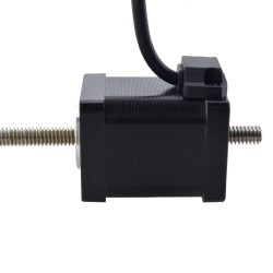 NEMA 14 Non-Captive Acme Linearantrieb Schrittmotor 14N19S1504FF5-200RS Linearhub 1,27mm Hublänge 200mm