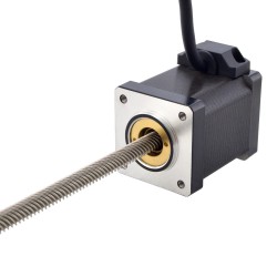 NEMA 14 Non-Captive Acme Linear Schrittmotor 14N19S1504WF5-200RS Linearhub 12,7mm Hublänge 200mm