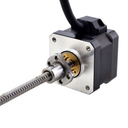 NEMA 17 External Kugelgewindetriebe Linear Schrittmotor 17E13S1504BSM5-150RS Linearhub 1mm Hublänge 150mm