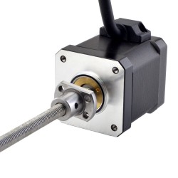 NEMA 17 External Kugelgewindetriebe Linear Schrittmotor 17E19S2504BSM5-150RS Linearhub 1mm Hublänge 150mm