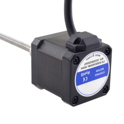 NEMA 17 External Kugelgewindetriebe Linear Schrittmotor 17E19S2504BSM5-150RS Linearhub 1mm Hublänge 150mm