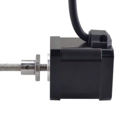 NEMA 17 External Kugelgewindetriebe Linear Schrittmotor 17E19S2504BSM5-150RS Linearhub 1mm Hublänge 150mm
